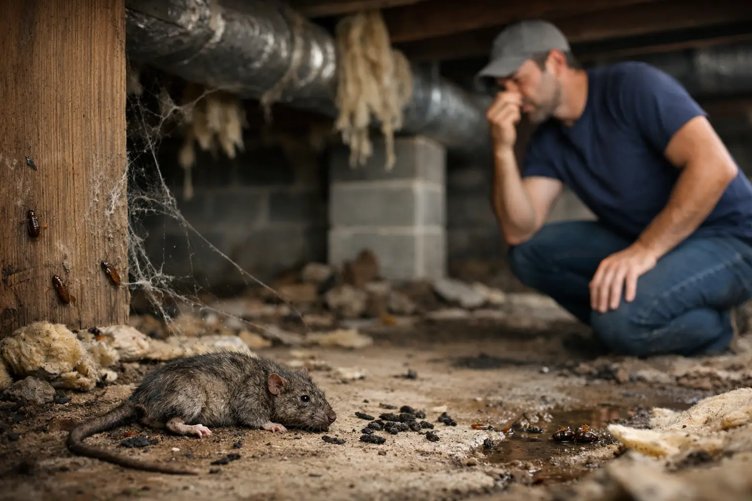 Crawl Space Odor After Infestation