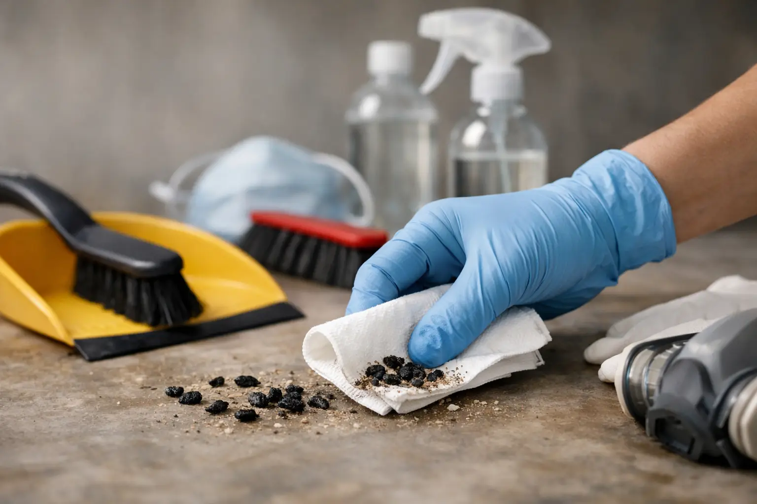 How to Clean Rodent Droppings Safely