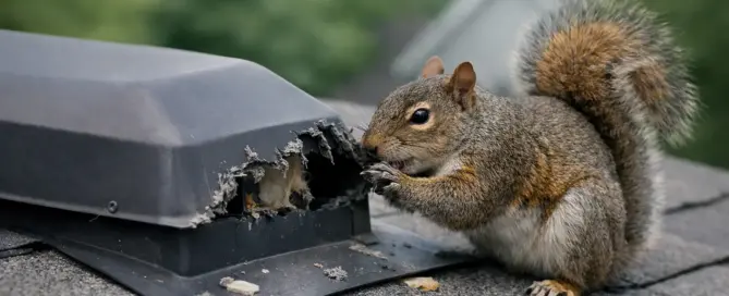 Can Squirrels Chew Roof Vents?