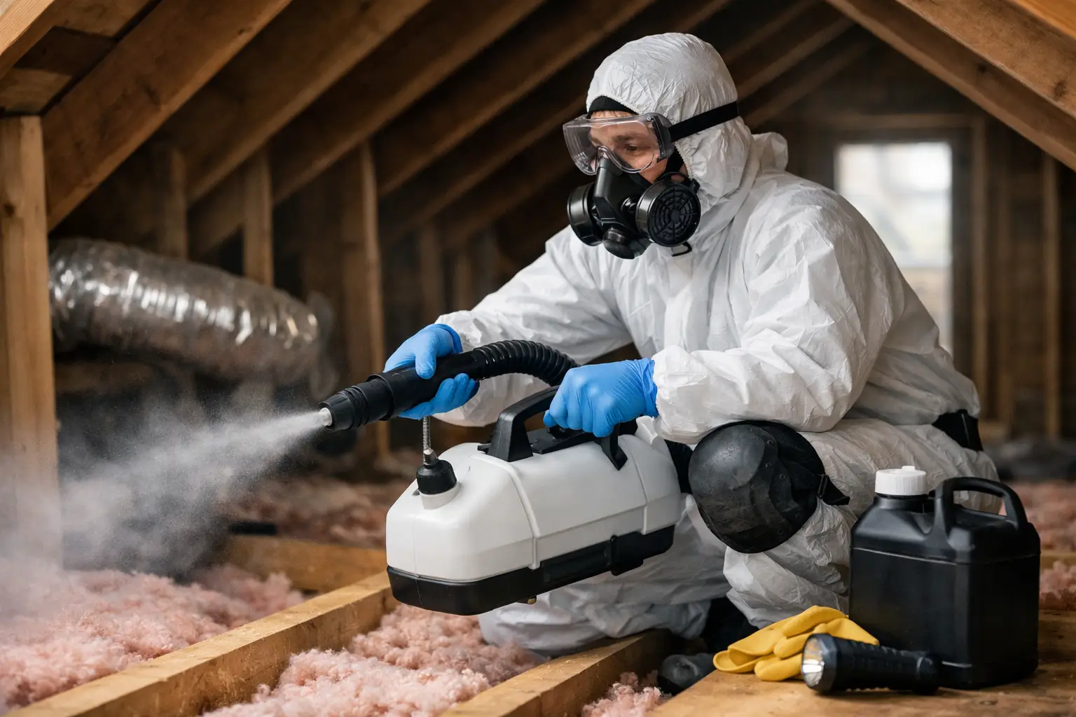 How to Disinfect Attic Safely