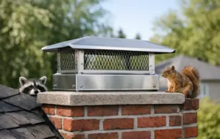 Chimney Cap Installation Stops Wildlife Entry