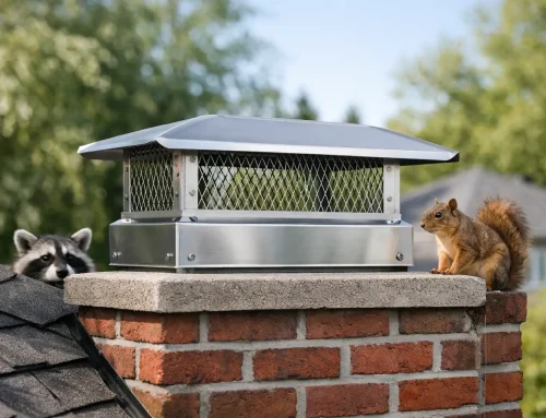 Chimney Cap Installation Stops Wildlife Entry
