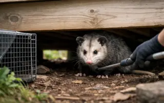 Opossum Under Deck Removal Done Right