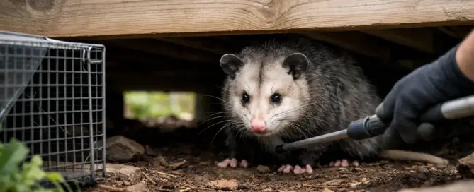 Opossum Under Deck Removal Done Right