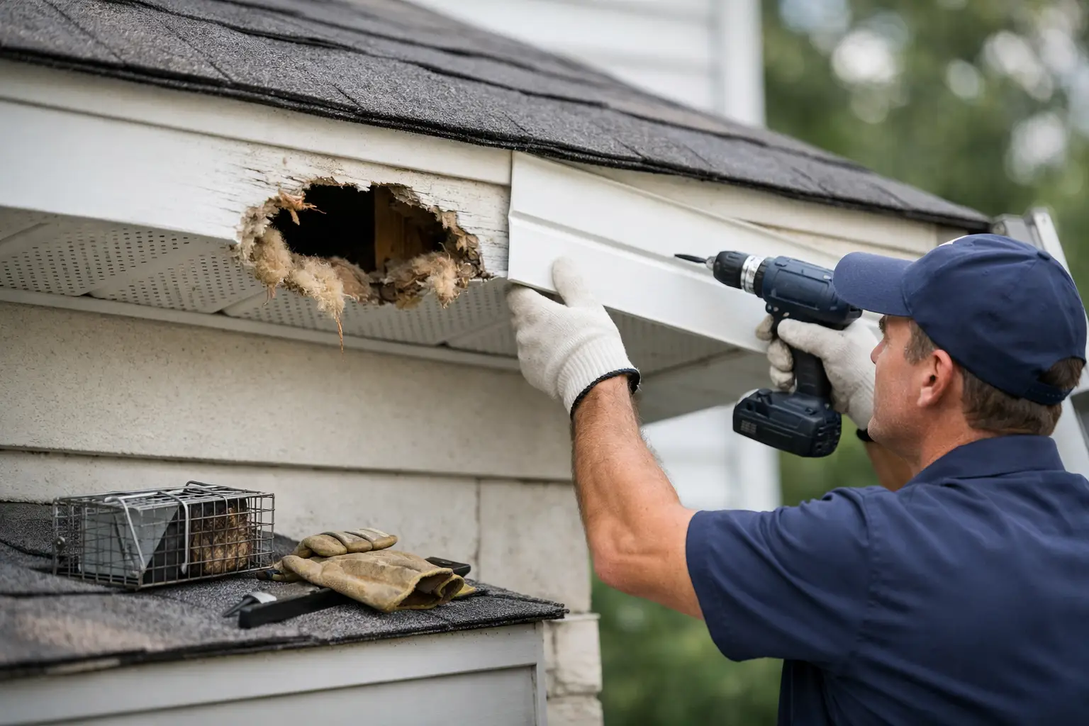 Soffit Repair for Animal Damage: Fast Steps