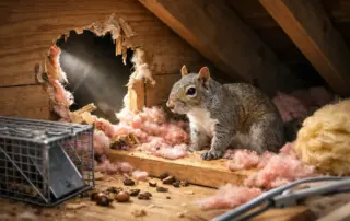 Squirrels in Attic Removal Before Damage Spreads
