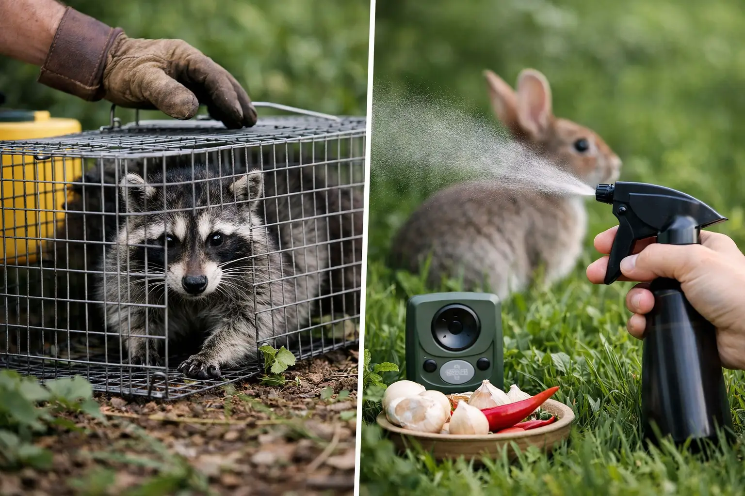 Wildlife Trapping Versus Repellents