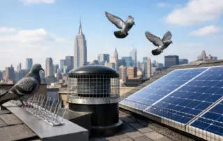 Bird Control NYC for Roofs, Vents, and Solar Panels