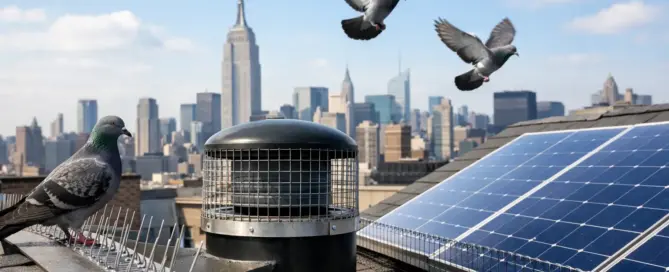 Bird Control NYC for Roofs, Vents, and Solar Panels