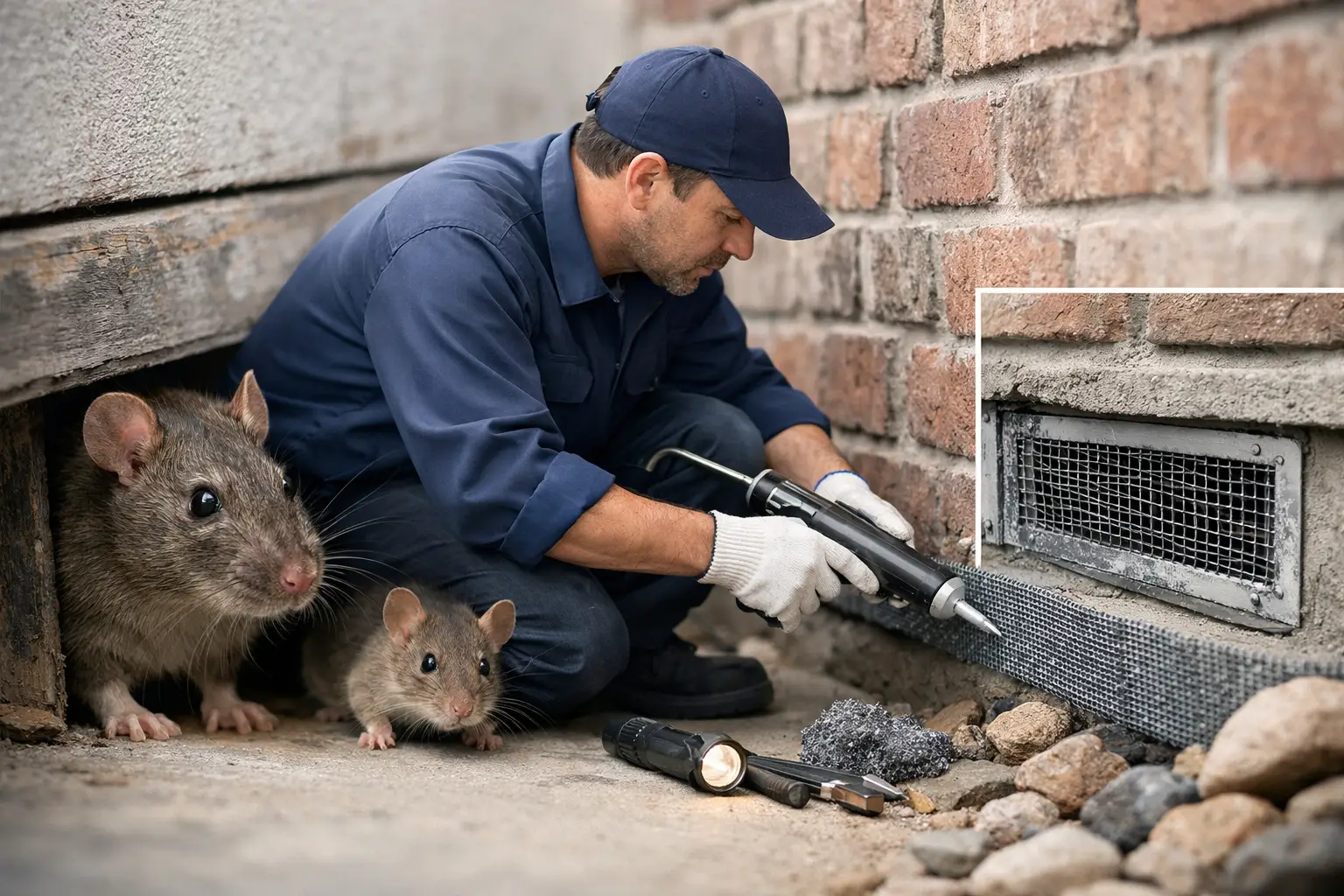 Rodent Exclusion NJ for Lasting Rat and Mouse Control