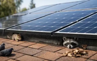 Solar Panel Critter Guard Stops Roof Damage
