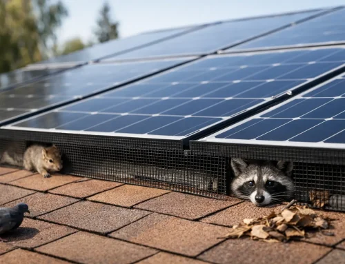 Solar Panel Critter Guard Stops Roof Damage