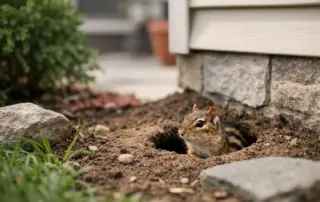 What to Do About Chipmunk Holes Around House
