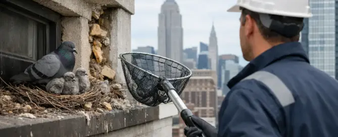 Bird Removal NYC for Nesting and Damage