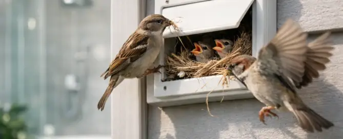 Why Are Birds Nesting in My Bathroom Vent?